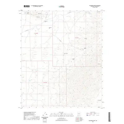 2020 Map of Golondrina Draw, 2020 Print