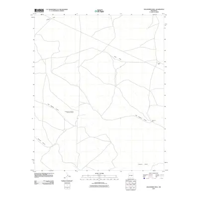 2010 Map of Golondrina Well, 2010 Print