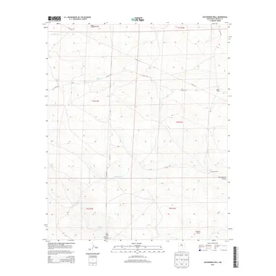 2013 Map of Golondrina Well, 2013 Print