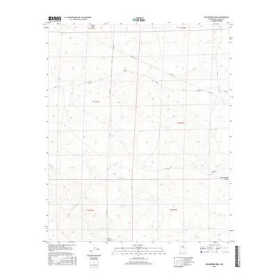 2017 Map of Golondrina Well, 2017 Print