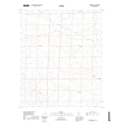 2020 Map of Golondrina Well, 2020 Print