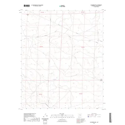 2023 Map of Golondrina Well, 2023 Print