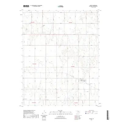 2018 Map of Goltry, 2018 Print