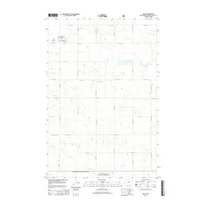 2014 Map of Golva, 2014 Print