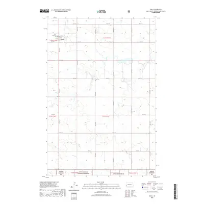 2020 Map of Golva, 2020 Print