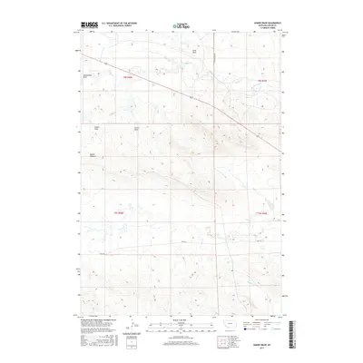 2017 Map of Gomer Draw, 2017 Print