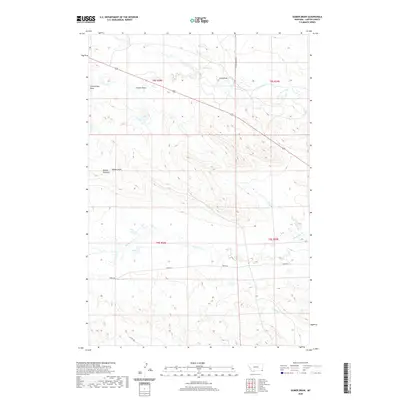 2020 Map of Gomer Draw, 2020 Print