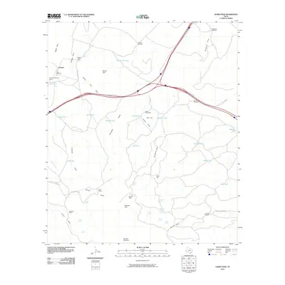 2010 Map of Gomez Peak, 2010 Print