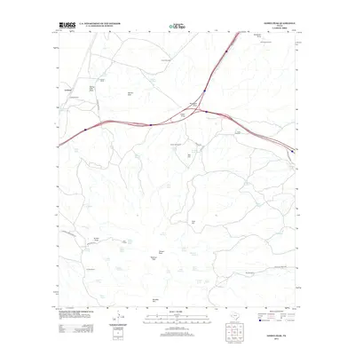 2013 Map of Gomez Peak, 2013 Print