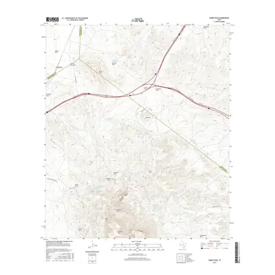 2016 Map of Gomez Peak, 2016 Print