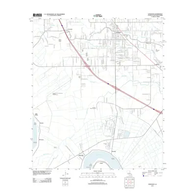 2012 Map of Gonzales, 2012 Print