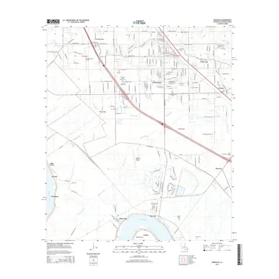 2015 Map of Gonzales, 2015 Print