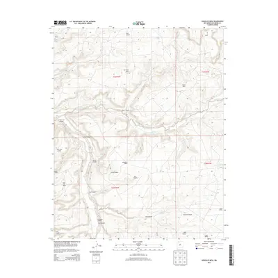 2013 Map of Gonzales Mesa, 2013 Print