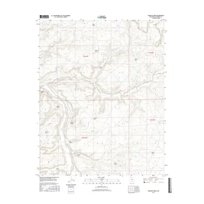2017 Map of Gonzales Mesa, 2017 Print