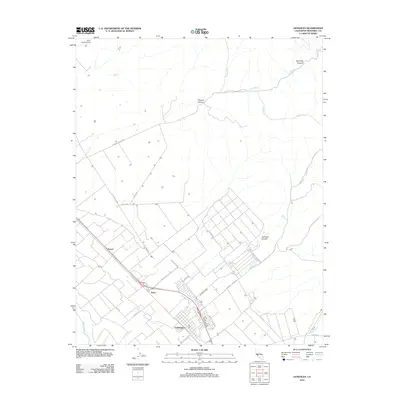 2012 Map of Gonzales, 2012 Print