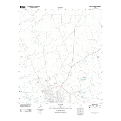 2010 Map of Gonzales North, 2010 Print