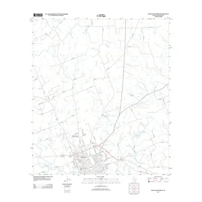 2013 Map of Gonzales North, 2013 Print