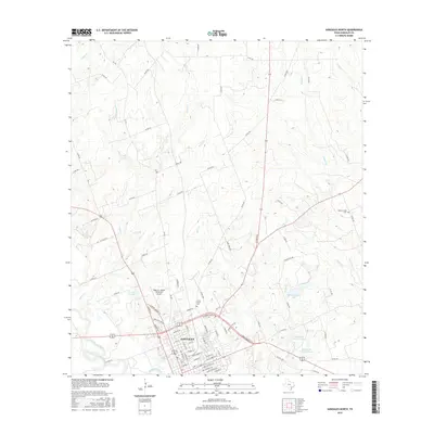 2016 Map of Gonzales North, 2016 Print