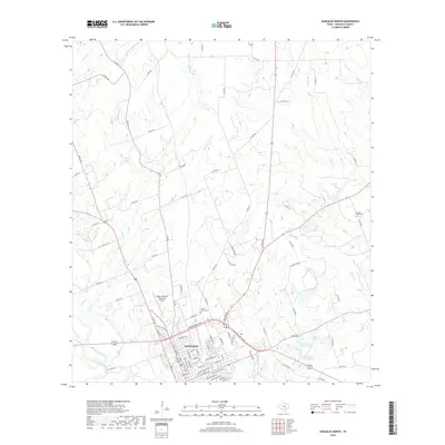 2019 Map of Gonzales North, 2019 Print