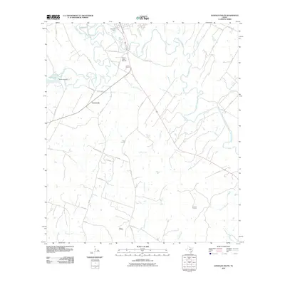 2010 Map of Gonzales South, 2010 Print