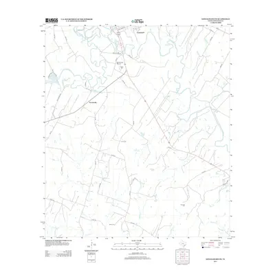 2013 Map of Gonzales South, 2013 Print