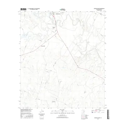 2016 Map of Gonzales South, 2016 Print