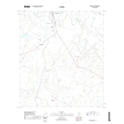 2019 Map of Gonzales South, 2019 Print