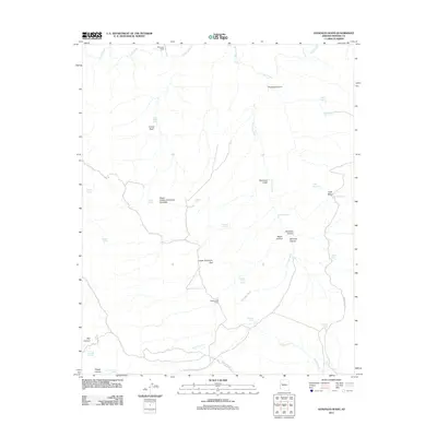 2011 Map of Gonzales Wash, 2011 Print