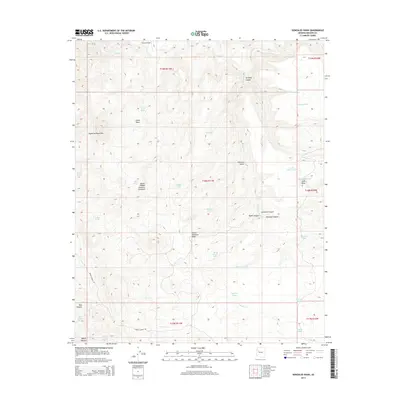2014 Map of Gonzales Wash, 2014 Print