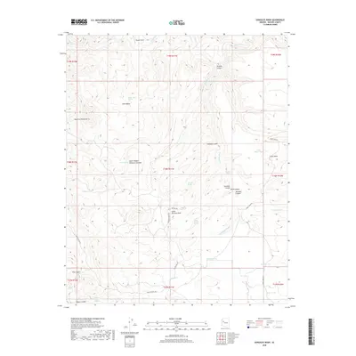 2018 Map of Gonzales Wash, 2018 Print