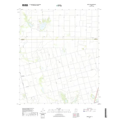 2019 Map of Gooch Lake, 2019 Print