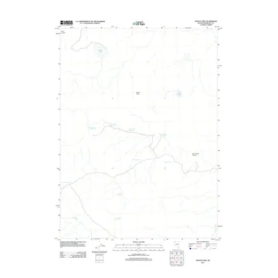 2011 Map of Gooch Lake, 2011 Print