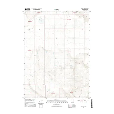 2015 Map of Gooch Lake, 2015 Print