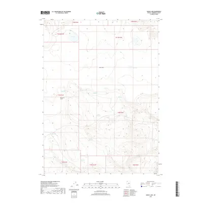 2018 Map of Gooch Lake, 2018 Print