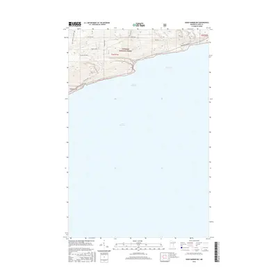 2016 Map of Good Harbor Bay, 2016 Print