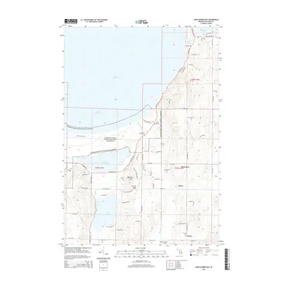 2014 Map of Good Harbor Bay, 2014 Print