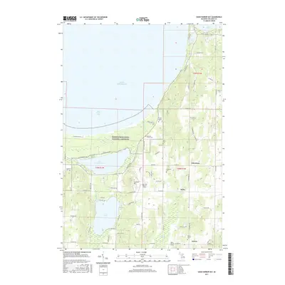 2017 Map of Good Harbor Bay, 2017 Print