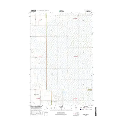 2016 Map of Good Lake, 2016 Print