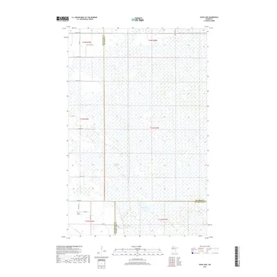 2019 Map of Good Lake, 2019 Print