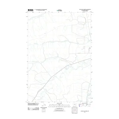 2011 Map of Good Luck Creek, 2011 Print