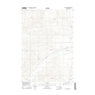 2014 Map of Good Luck Creek, 2014 Print