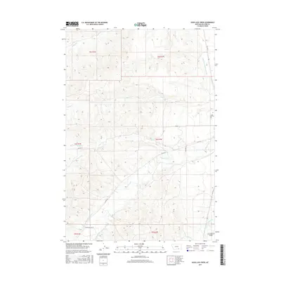 2017 Map of Good Luck Creek, 2017 Print