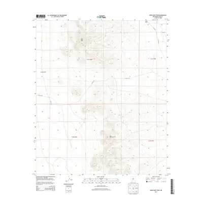 2013 Map of Good Sight Peak, 2013 Print
