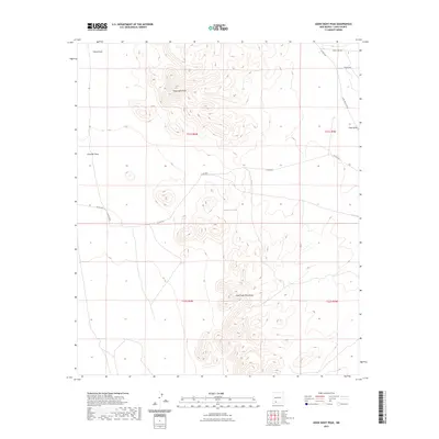 2023 Map of Good Sight Peak, 2023 Print