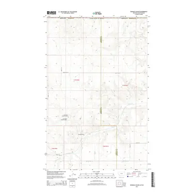 2014 Map of Goodale Coulee, 2014 Print