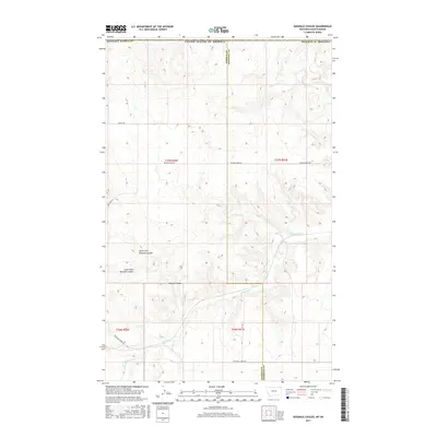 2017 Map of Goodale Coulee, 2017 Print