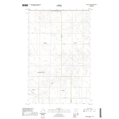 2020 Map of Goodale Coulee, 2020 Print