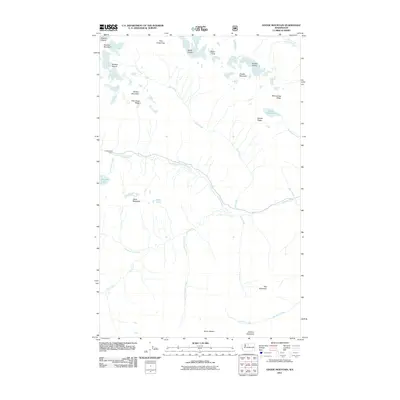 2011 Map of Goode Mountain, 2011 Print
