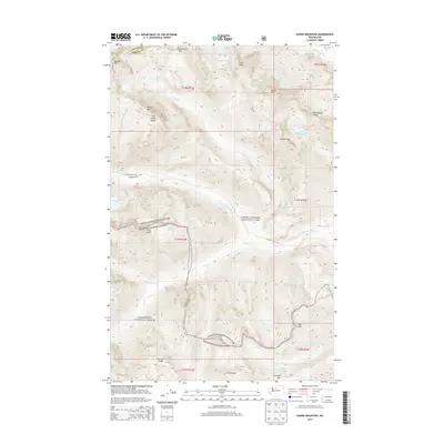 2014 Map of Goode Mountain, 2014 Print