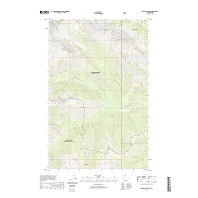 2020 Map of Goode Mountain, 2020 Print